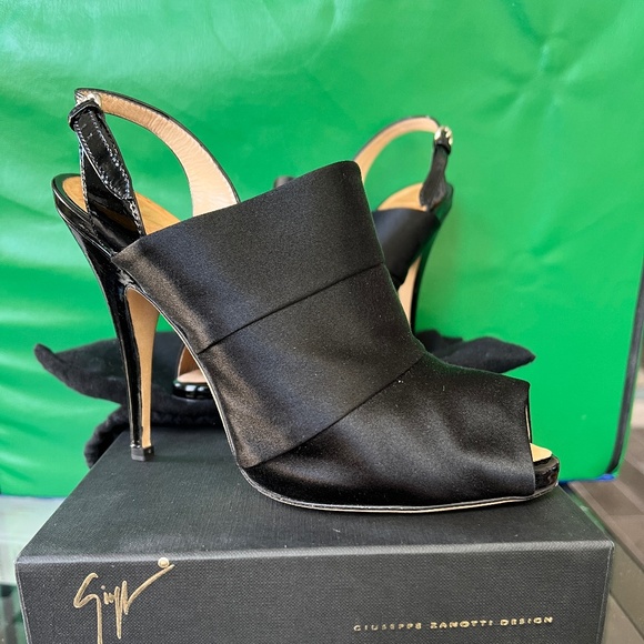 Giuseppe Zanotti Satin Heels - Picture 1 of 6